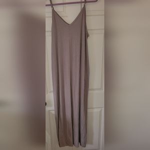 Tan maxi dress